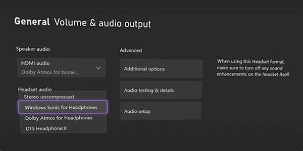 Audio Settings